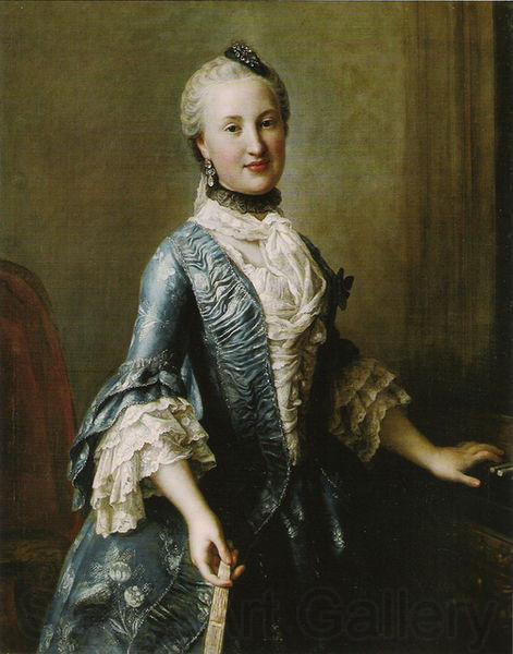 Pietro Antonio Rotari Princess Elisabeth of Saxe Norge oil painting art